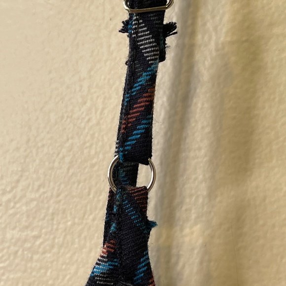 It’s CATO | Split Patchwork Two Toned Plaid Mini Slip Cami Dress - Picture 9 of 14